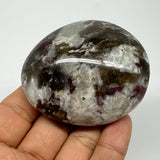 136.9g,2.5"x2.1"x1.3" Tourmaline Rubellite Palm-Stone Reiki @Madagascar,B20890