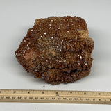 2498g, 6"x5.9"x3.4", Vanadinite Crystals Cluster Mineral Specimens @Morocco,B112