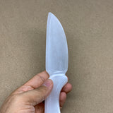 163g,7.75"x1.3"x0.7"Natural Selenite Crystal Knife (Satin Spar) @Morocco,B24132