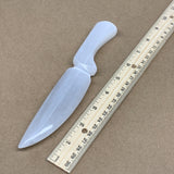163g,7.75"x1.3"x0.7"Natural Selenite Crystal Knife (Satin Spar) @Morocco,B24132