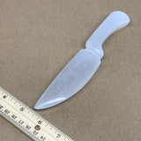 156g,7.75"x1.5"x0.7"Natural Selenite Crystal Knife (Satin Spar) @Morocco,B24134