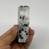 238.6g, 3"x2.8"x0.9", Rainbow Moonstone Freeform Crystal Polished @India, B21667
