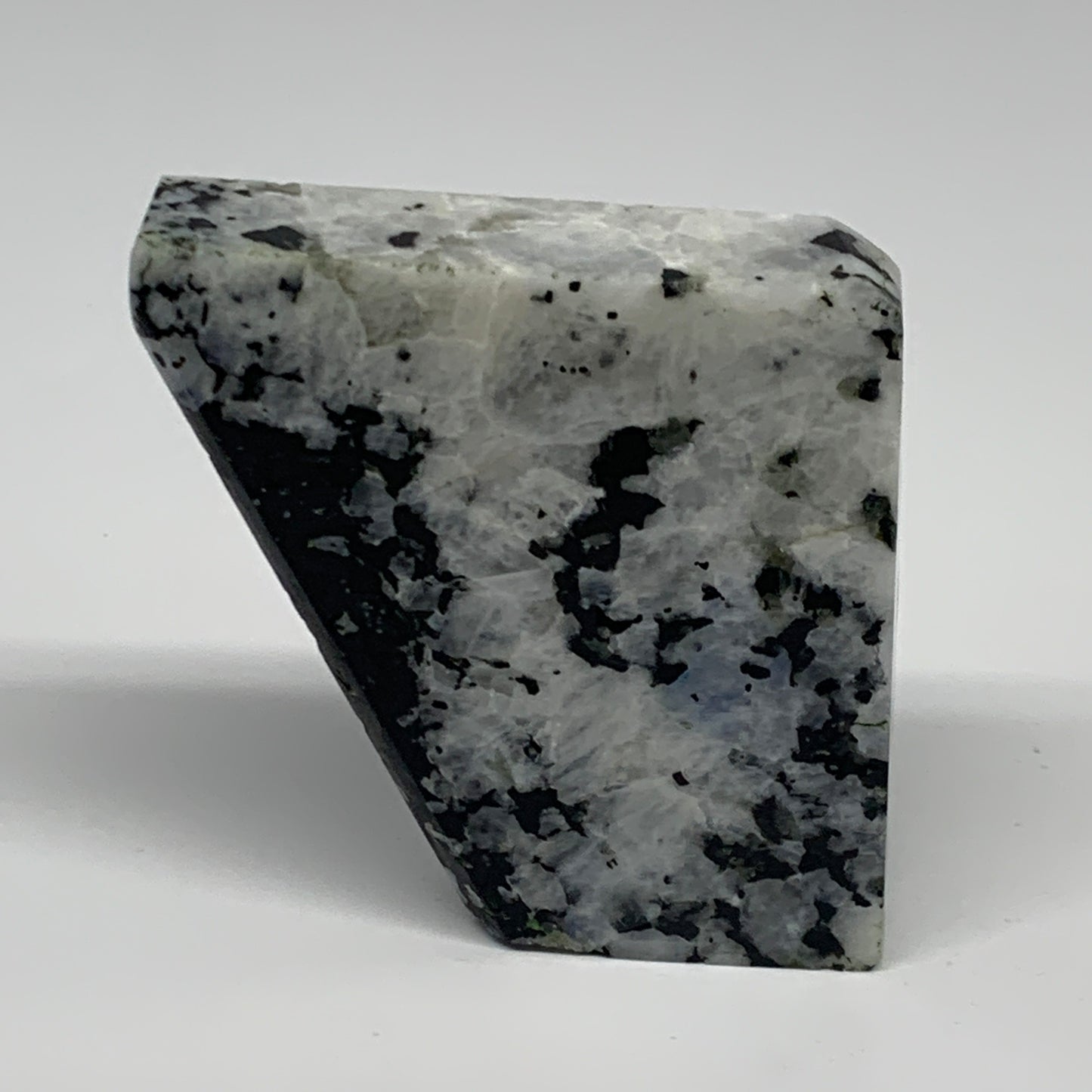 238.6g, 3"x2.8"x0.9", Rainbow Moonstone Freeform Crystal Polished @India, B21667