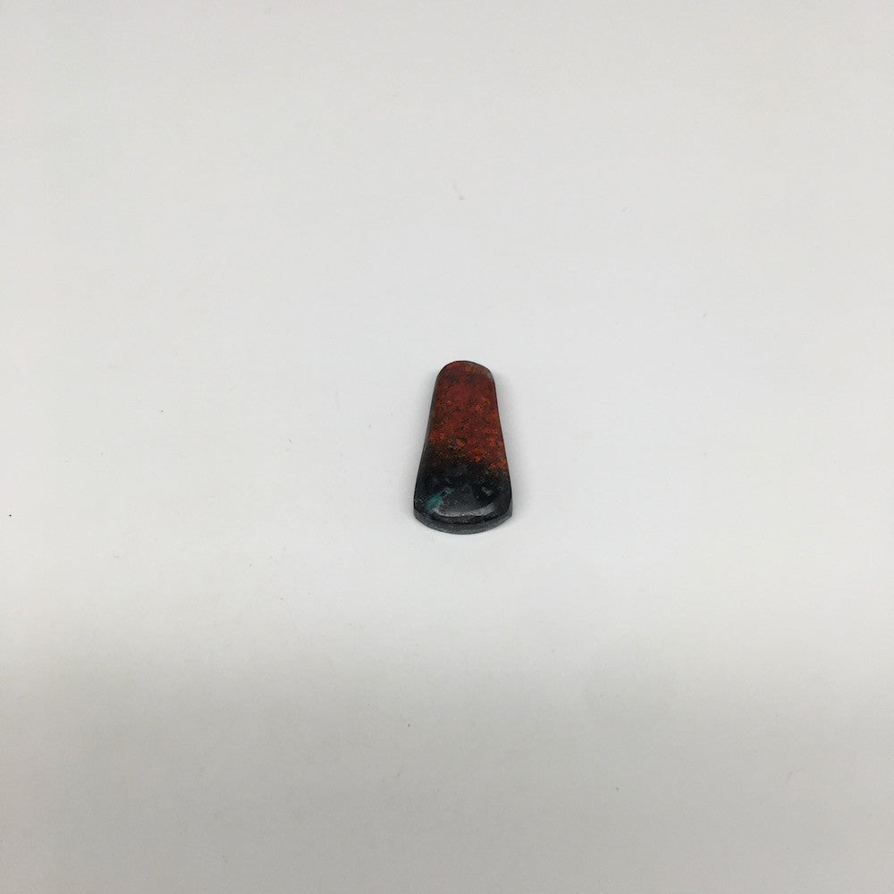 7.8g, 1.3"x0.65"x7mm Sonora Sunset Chrysocolla Cuprite Cabochon @Mexico,SC433 - watangem.com