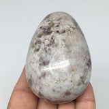 232.3g, 2.8"x2" Tourmaline Rubellite Egg Crystal Reiki Energy @Madagascar,B122