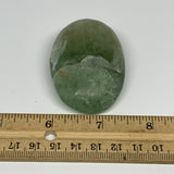 86.1g,2.4"x1.6"x0.8", Natural Fluorite Palm-Stone Polished Reiki @Madagascar, B1