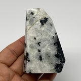 182.3g, 3.1"x3.1"x1", Natural Rainbow Moonstone Freeform Crystal Polished @India