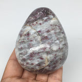 370.7g, 3.1"x2.4" Tourmaline Rubellite Egg Crystal Reiki Energy @Madagascar,B130