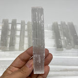 2 lbs, 4.4" - 4.8", 14-18pcs, Natural Rough Solid Selenite Crystal Blade Sticks