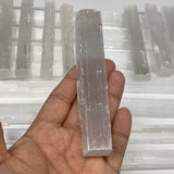 2 lbs, 4.4" - 4.8", 14-18pcs, Natural Rough Solid Selenite Crystal Blade Sticks