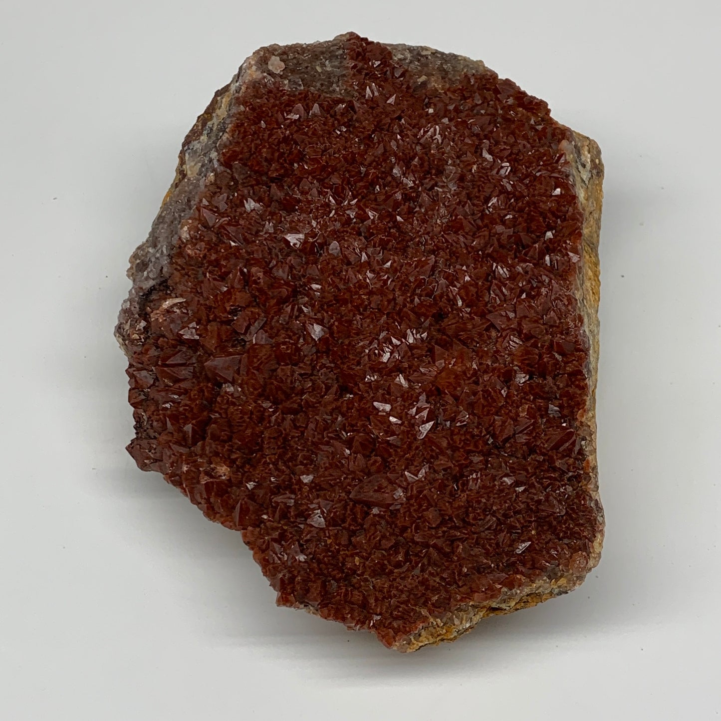 2682g, 8.5"x5.7"x3" Red Quartz Crystal Mineral Specimens @Morocco, B11306