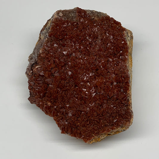 2682g, 8.5"x5.7"x3" Red Quartz Crystal Mineral Specimens @Morocco, B11306