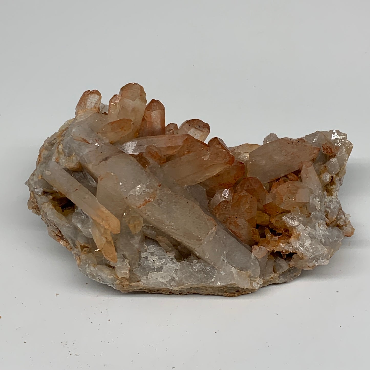 916g, 6"x3.3"x3.3 " Red Quartz Crystal Mineral Specimens @Morocco, B11309