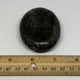 109.7g,2.8"x2"x0.7", Labradorite Palm-stone Polished Reiki @Madagascar,B17791