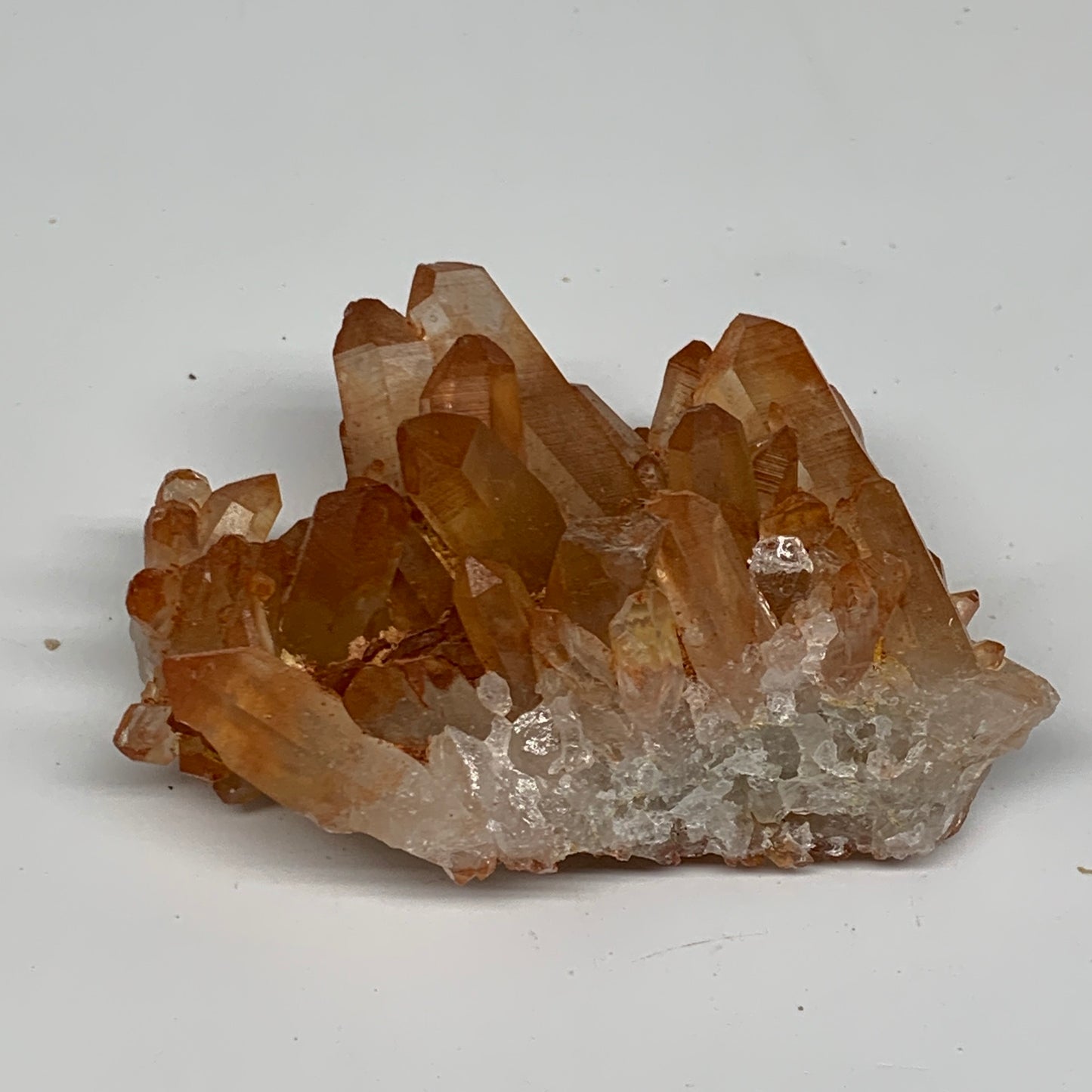 170.5g, 3.5"x1.9"x1.6" Red Quartz Crystal Cluster Mineral Specimens @Morocco, B1