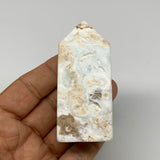 152.2g, 2.8"x1.3", Caribbean Calcite Tower Gemstone @Afghanistan, B26206