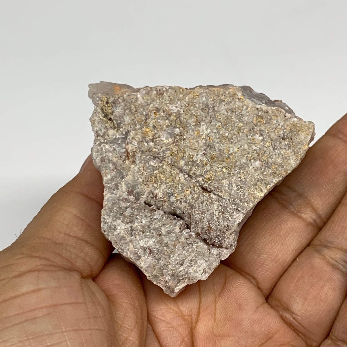 193.1g, 3"x2.1"x1.8" Red Quartz Crystal Cluster Mineral Specimens @Morocco, B113