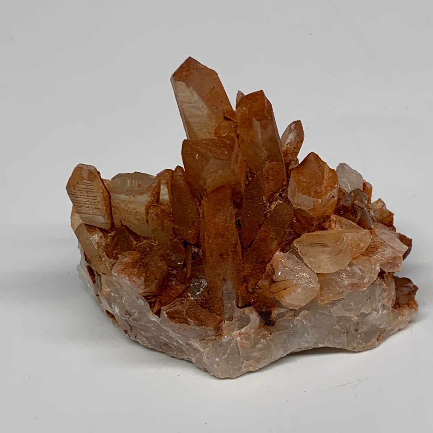 138.8g, 2.6"x2.8"x1.6" Red Quartz Crystal Cluster Mineral Specimens @Morocco,B11