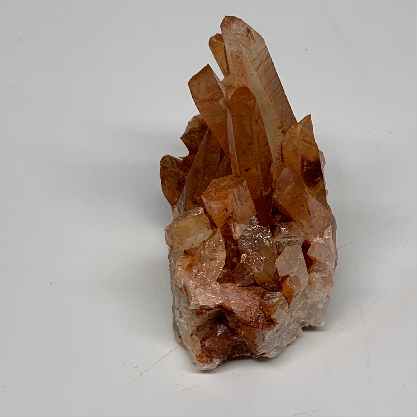 138.8g, 2.6"x2.8"x1.6" Red Quartz Crystal Cluster Mineral Specimens @Morocco,B11