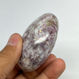 143.6g,2.5"x2"x1.3" Tourmaline Rubellite Palm-Stone Reiki @Madagascar,B20940