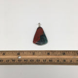 14.6g, Wire Wrapped Sonora Sunset Chrysocolla Cuprite Cabochon from Mexico, SC48