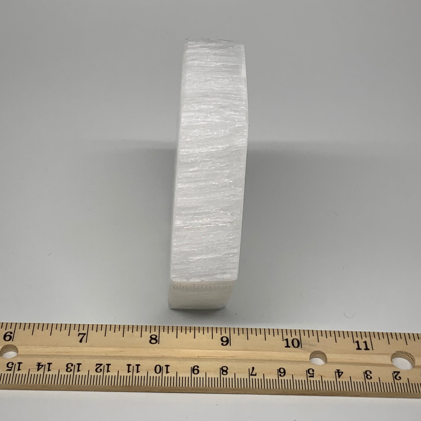 1pcs, 3.3" -3.5" Selenite Crystals Carved Hexagon Shape gypsum @Morocco