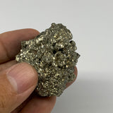 76.4g, 1.7"x1.6"x1.1", Natural Untreated Pyrite Cluster Mineral Specimens,B19367