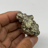 76.5g, 2.2"x1.7"x0.9", Natural Untreated Pyrite Cluster Mineral Specimens,B19369