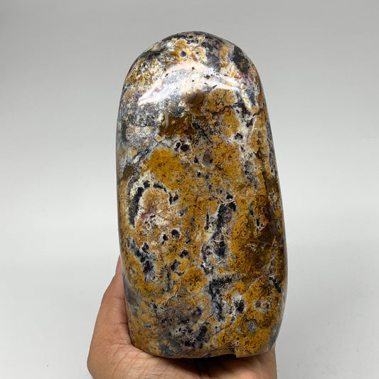 1258g, 6"x3.3"x2.7" Ocean Jasper Freeform Gemstone, Ocean Orbicular, B3235