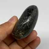 99.6g,2.2"x1.8"x1", Labradorite Palm-stone Tumbled Reiki @Madagascar,B17811