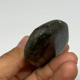 75.4g,2.6"x1.7"x0.6", Labradorite Palm-stone Tumbled Reiki @Madagascar,B17812