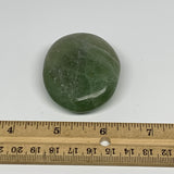 96.1g,2.2"x1.8"x0.9", Natural Fluorite Palm-Stone Polished Reiki @Madagascar, B1