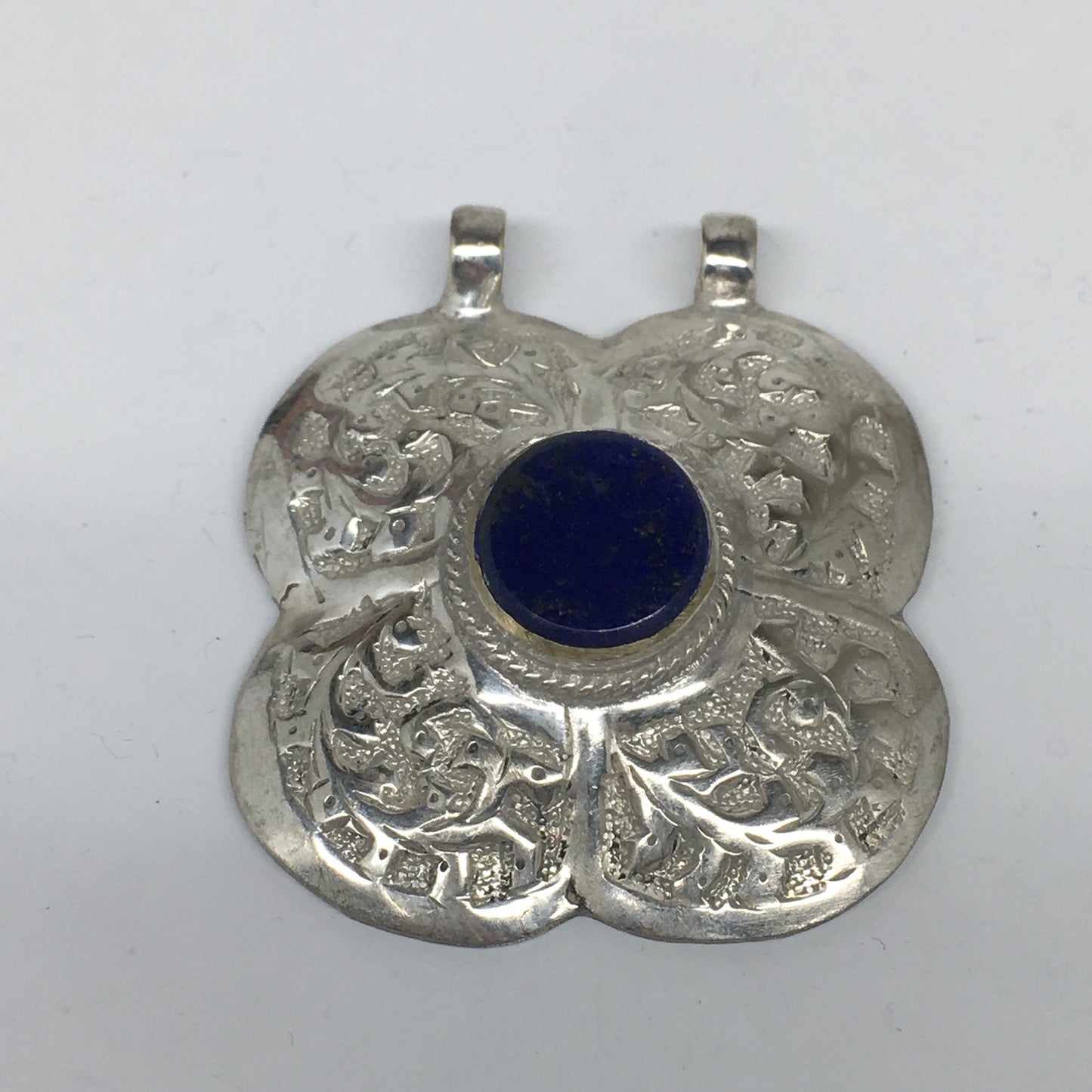 1pc,2.2"x2"x0.5",Turkmen Pendant Lapis Lazuli Square Shape Statement,TN666