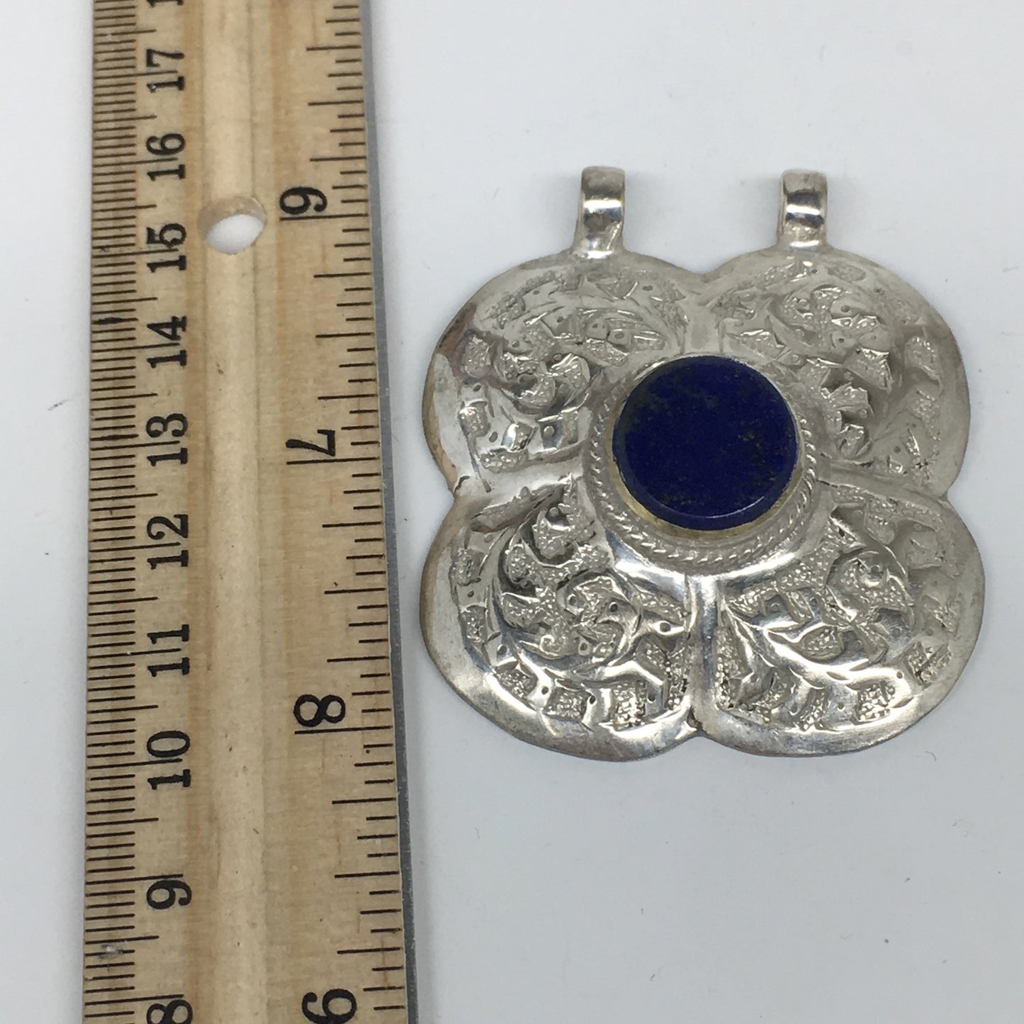 1pc,2.2"x2"x0.5",Turkmen Pendant Lapis Lazuli Square Shape Statement,TN666