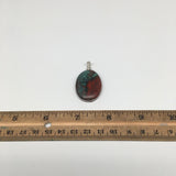 12.4g, Wire Wrapped Sonora Sunset Chrysocolla Cuprite Cabochon from Mexico,SC494 - watangem.com