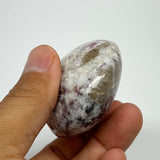 110.5g,2.3"x1.9"x1.2" Tourmaline Rubellite Palm-Stone Reiki @Madagascar,B21953