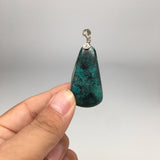 18g, Wire Wrapped Sonora Sunset Chrysocolla Cuprite Cabochon @Mexico,SC502 - watangem.com