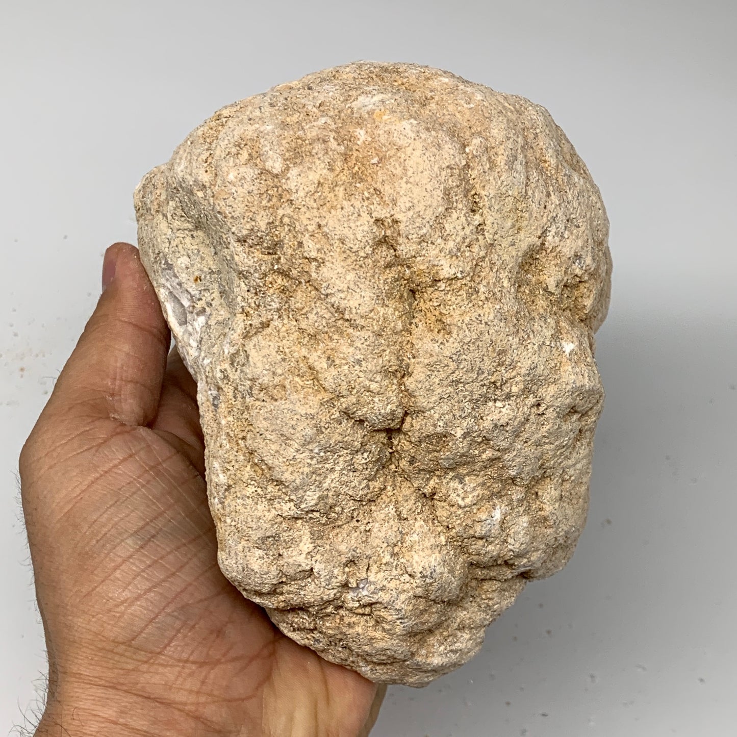 3.46Lbs,6.25"x5.1"x3.8", 1 Pair, Natural Quartz Geodes Sculpture @Morocco,B10516