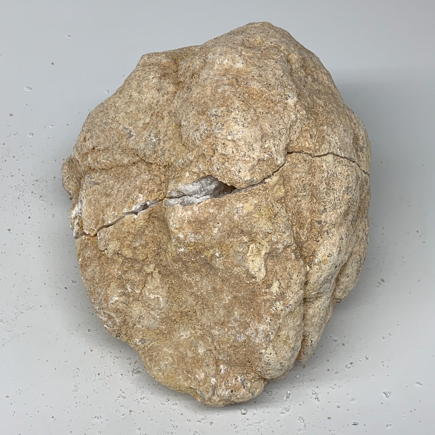 3.46Lbs,6.25"x5.1"x3.8", 1 Pair, Natural Quartz Geodes Sculpture @Morocco,B10516