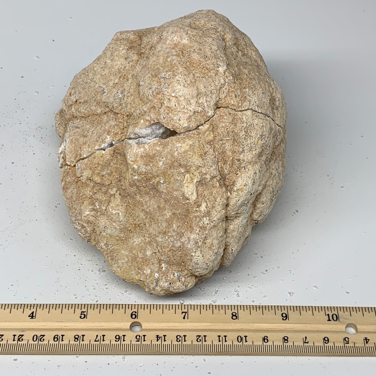 3.46Lbs,6.25"x5.1"x3.8", 1 Pair, Natural Quartz Geodes Sculpture @Morocco,B10516