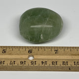 83.2g,1.8"x1.5"x1.1", Natural Fluorite Palm-Stone Polished Reiki @Madagascar, B1
