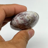 94.2g,2.5"x1.7"x1" Tourmaline Rubellite Palm-Stone Reiki @Madagascar,B21958