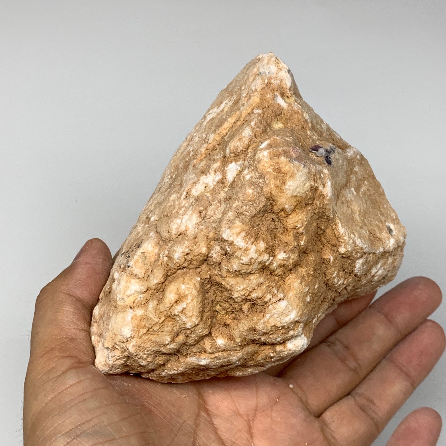 2.68Lbs,5.9"x4.7"x3.4", 1 Pair, Natural Quartz Geodes Sculpture @Morocco,B10519