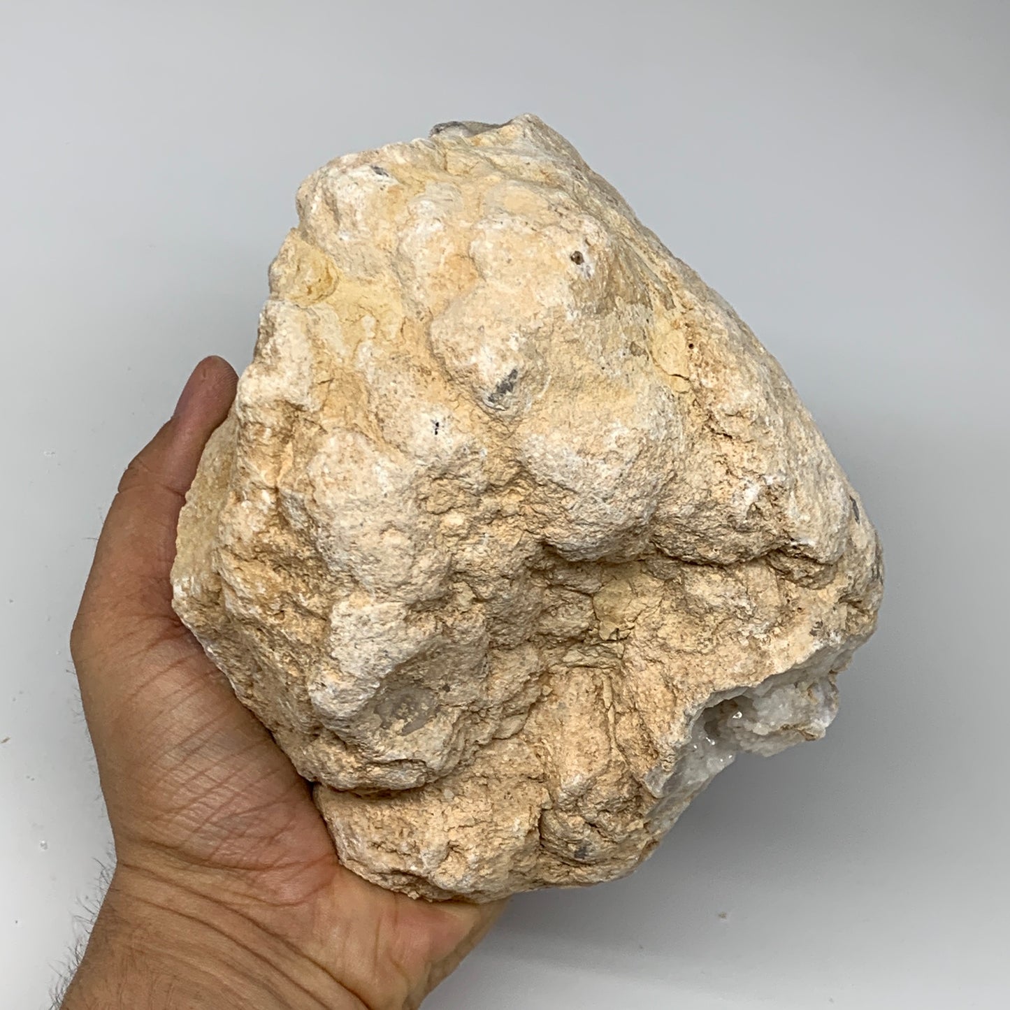 6Lbs,6.5"x6"x5.6", 1 Pair, Natural Quartz Geodes Sculpture @Morocco,B10523