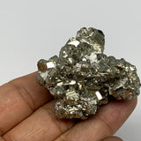 75.4g, 2"x1.8"x1.2", Natural Untreated Pyrite Cluster Mineral Specimens,B19386