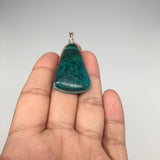 15.1g, Wire Wrapped Sonora Sunset Chrysocolla Cuprite Cabochon @Mexico,SC514