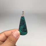 13.9g, Wire Wrapped Sonora Sunset Chrysocolla Cuprite Cabochon @Mexico,SC516 - watangem.com