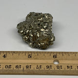 72.2g, 1.8"x1.6"x1", Natural Untreated Pyrite Cluster Mineral Specimens,B19389
