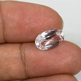 3.52cts, 11mmx7mmx5mm, Kunzite Crystal Facetted Cut Stone @Afghanistan, CTS04