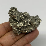 77.6g, 1.9"x1.6"x1.5", Natural Untreated Pyrite Cluster Mineral Specimens,B19392